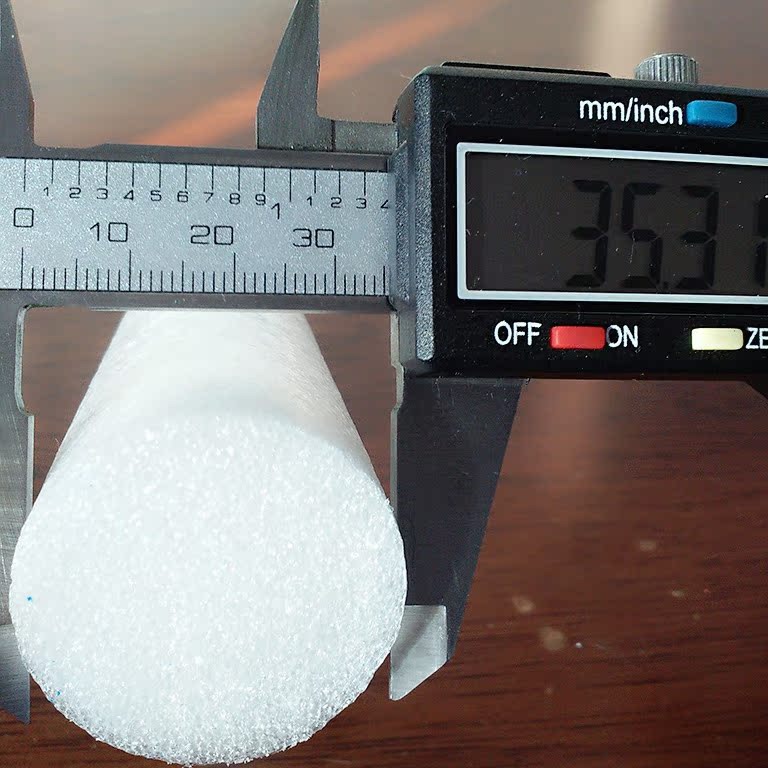 批发EPE珍珠棉棒实心直径35mm 家纺车饰座垫填充棒 泡沫棒填充棒