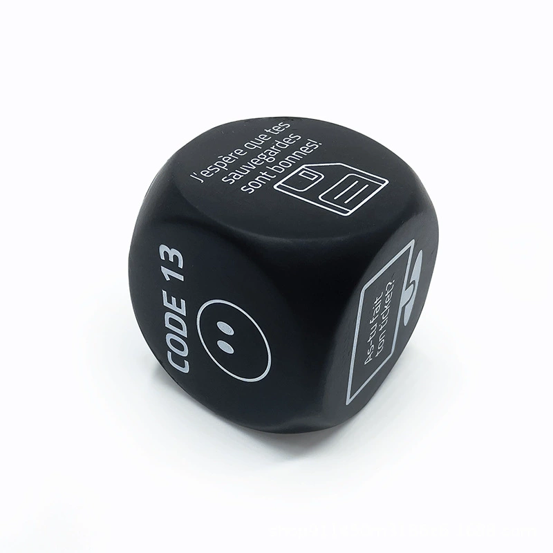 Кросс-бордерные кубики из пенополиуретана 4 см, маленькие детские развлекательные школьные обучающие пособия, кубики с высоким отскоком, декомпрессионные кубики под давлением