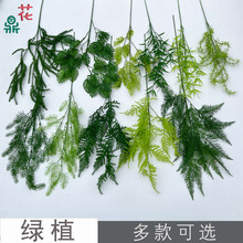 仿真原色绿植 户外婚礼芦寻草文竹造型装饰 酒店拱门布景插花绢花