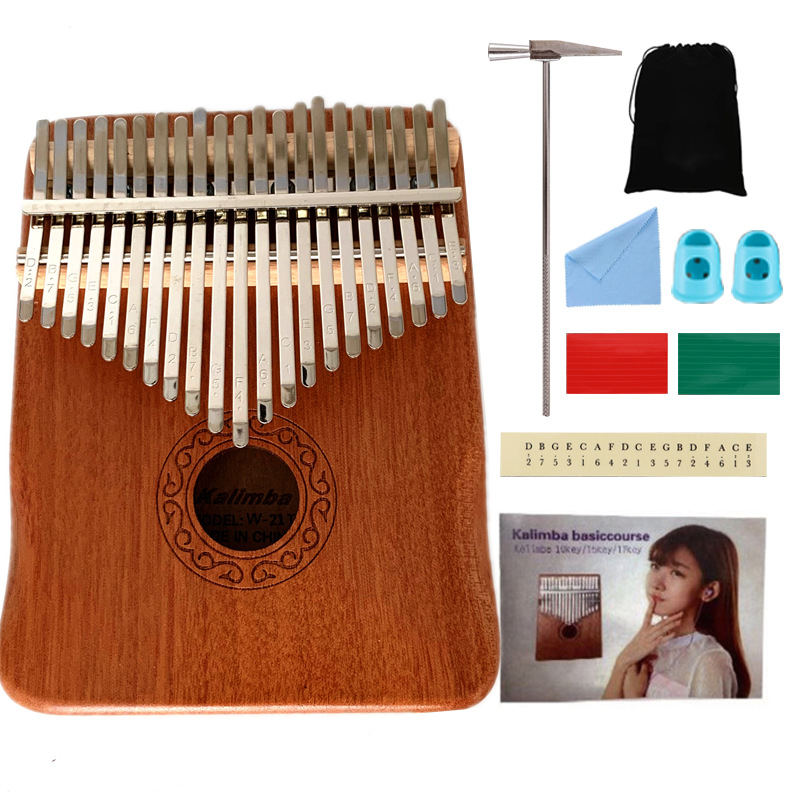 21 tono pulgar piano 17 tono 21 tono kalinba 17 tono 21 tono Kalimba exportación instrumento musical dedo piano