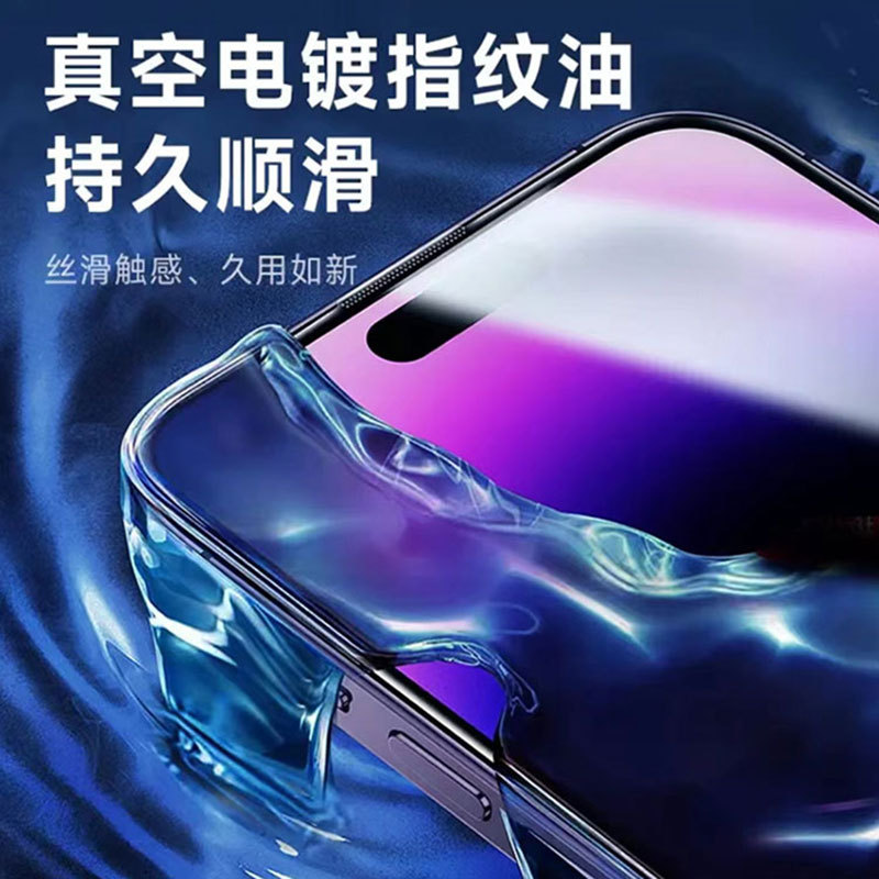 Película templada para iPhone 17 Pro Max, almacenamiento sin polvo, película para teléfono Apple 13, película para 16 Pro, anticaída de pantalla completa.