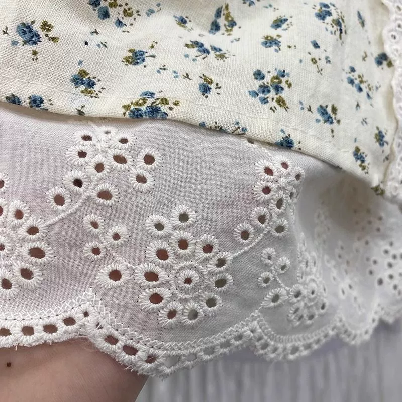 Длинная юбка женская, plus size французский стиль, цветочный А-силуэт, свободная миди
