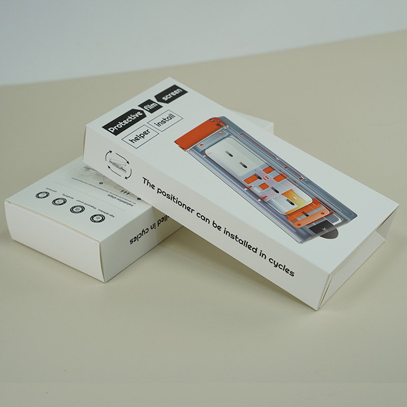 Sealed roller dust-free bin packaging box English neutral second paste ceramic film tempered film envelope packaging can be combined