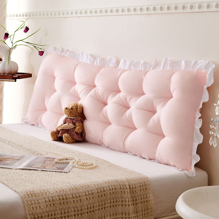 Cojín de cabecera dormitorio princesa ins almohada respaldo de cama tatami bolso suave sofá de dormitorio protección de cintura anticolisión