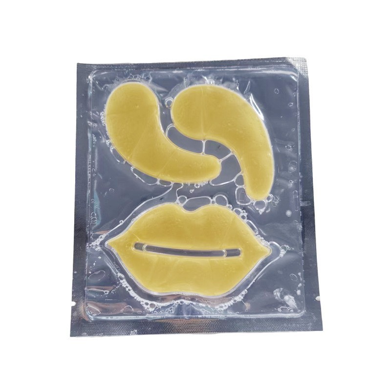 Mascarilla de ojos transfronteriza de colágeno y oro, parche hidratante para ojos con diseño de mariposa, fabricante mayorista para comercio exterior