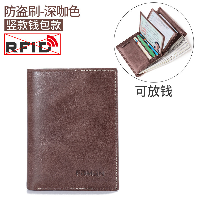 Funda de cuero para licencia de conducir Cartera de licencia de conducir multifuncional para hombre Bolsa integrada Clip de licencia de conducir de cuero Cubierta de licencia de conducir de vehículo de motor delgada