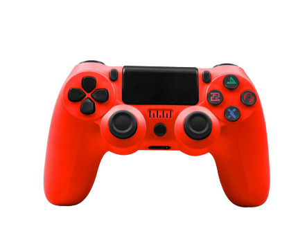 Modelo privado transfronterizo P4 consola de juegos Bluetooth maneja con giroscopio de barra de luz P4 inalámbrico Bluetooth PC control de juegos