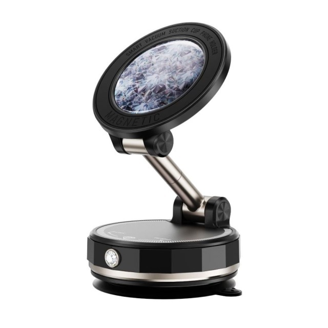 D1 soporte de succión magnética de vacío ventosa de control central de automóvil soporte de teléfono móvil plegable giratorio soporte de teléfono móvil montado en automóvil