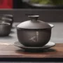 宜兴纯手工紫砂家用盖碗