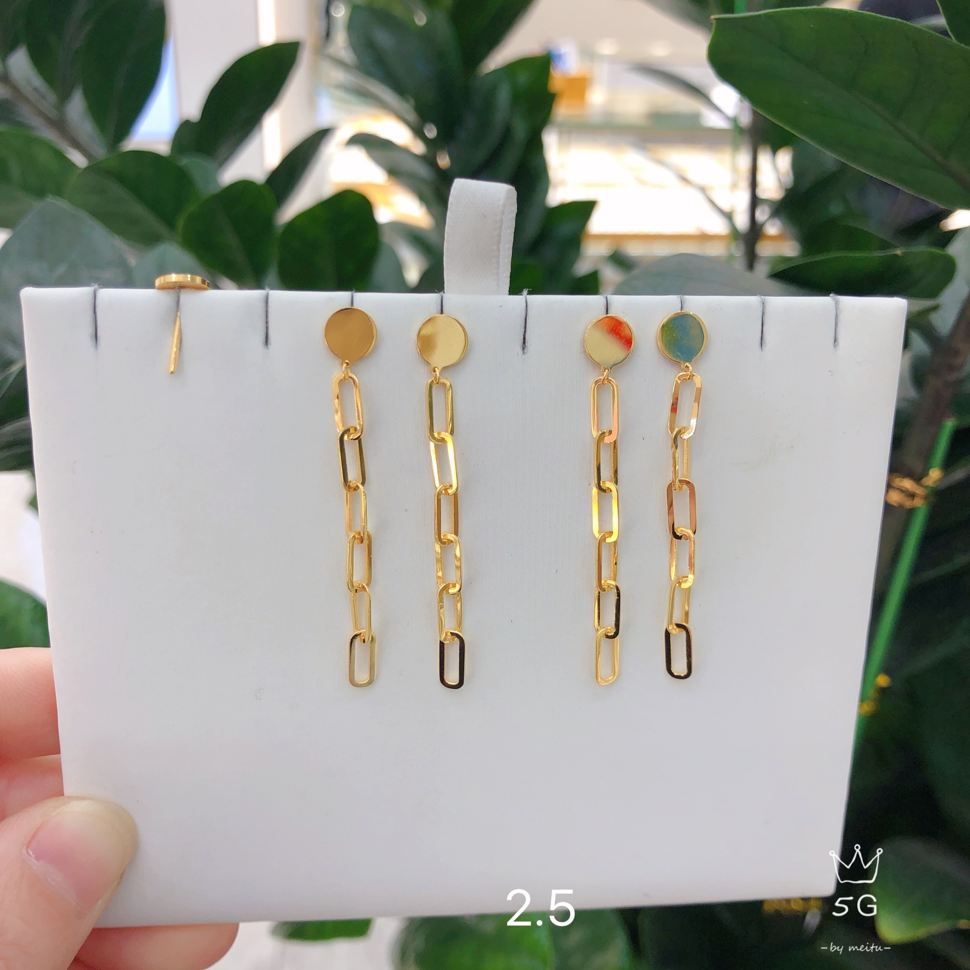 Sufficient gold 999 gold ring Hollow gourd tassels Earrings birthday Friend Manufactor Direct selling One piece On behalf of