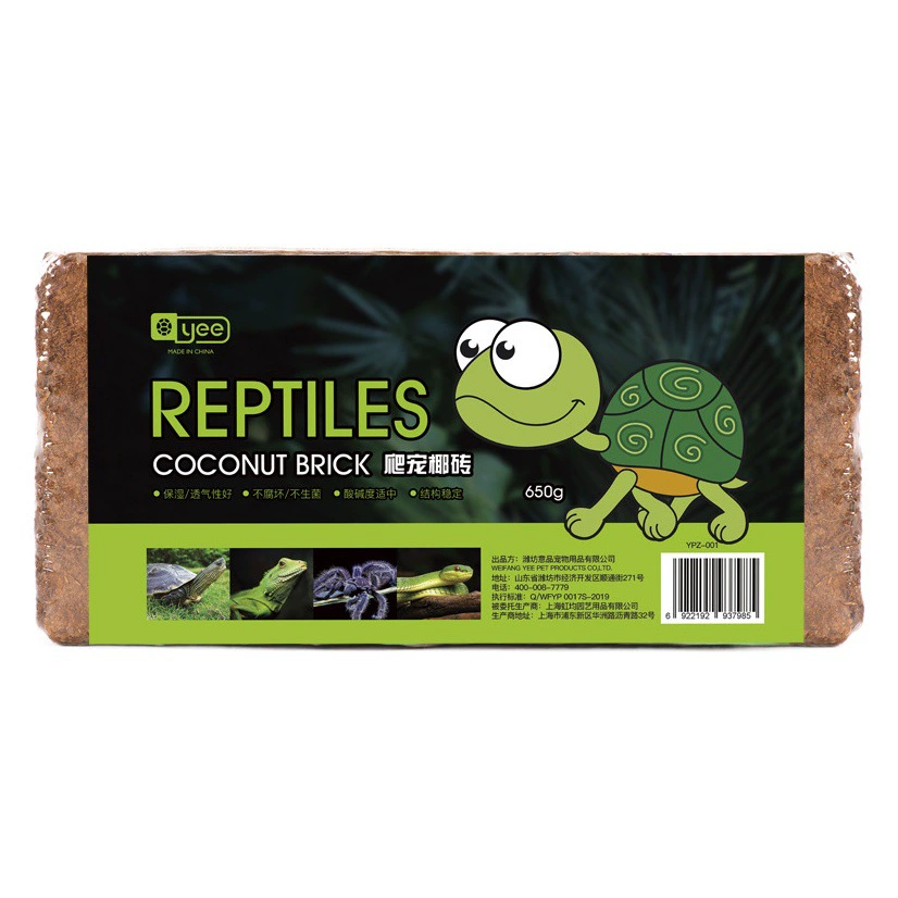 Черепаха Кокосовый Кирпич Оптовая Кокосовая Почва Рептилии Зимняя Спячка Черепаха Ящерица Змея Изоляционная Прокладка Питательная Почва Сухой Мох