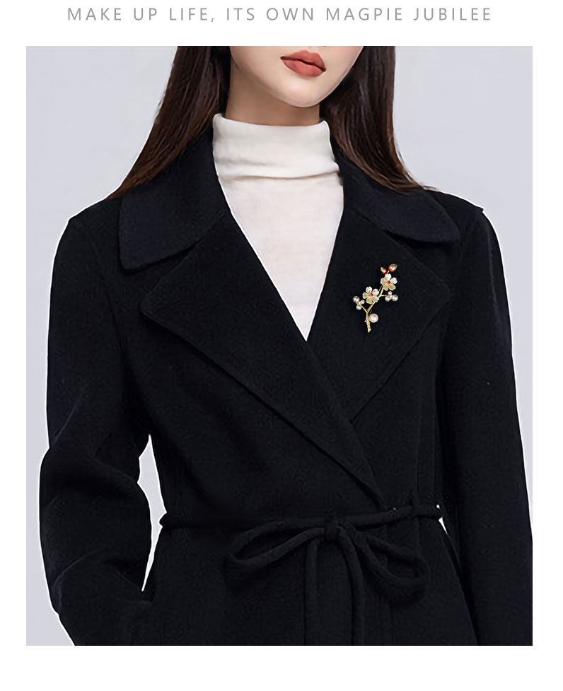 国风复古优雅梅花胸针时尚高级感气质花朵胸花新款奢华