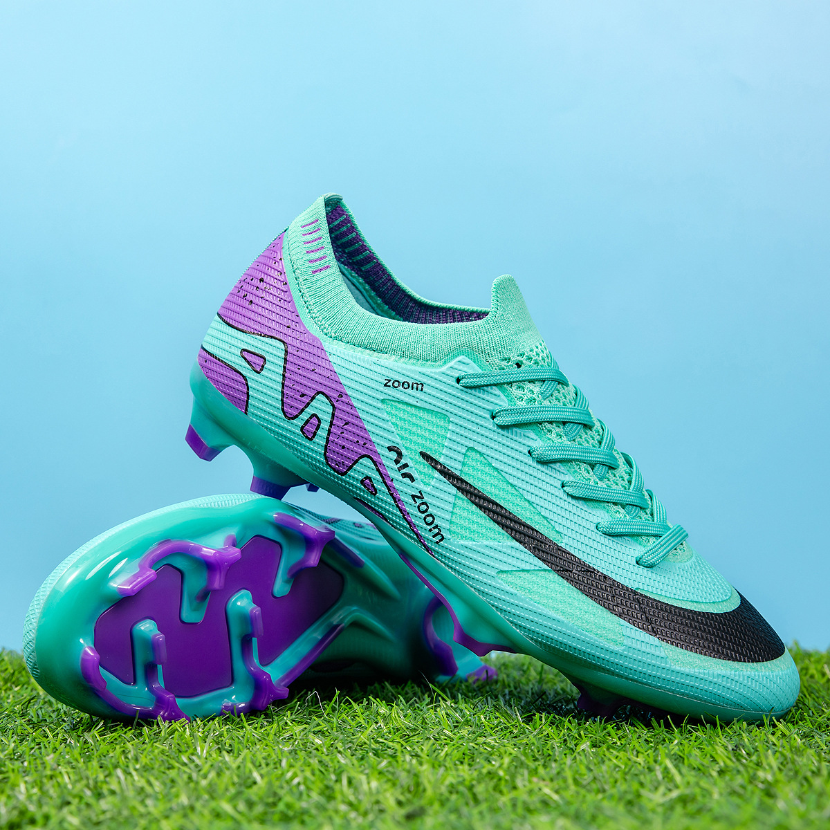 Nuevos zapatos de fútbol bajos 15 entrenamiento juvenil clavos comerciales 47 yardas zapatos de fútbol de competición clavos image 4