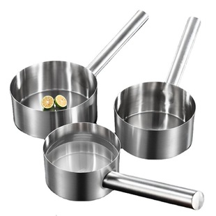 Extra thick 304 stainless steel spoon flat non-magnetic kitchen spoon water shell household water ladle water spoon large spoon water float
