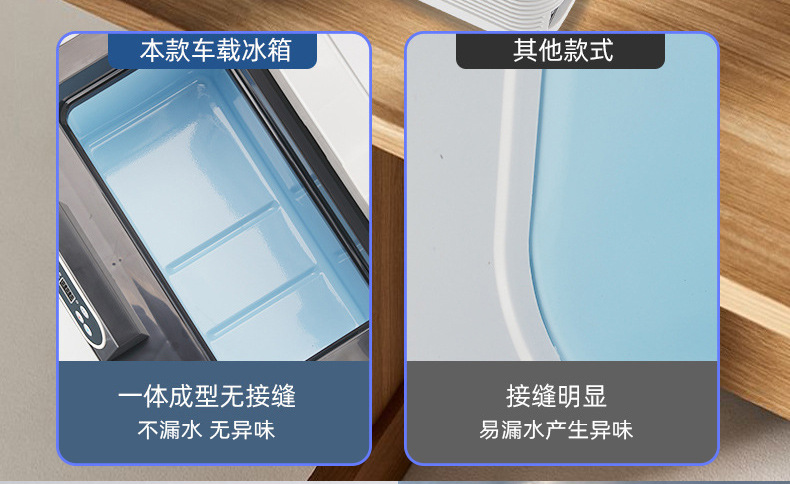 14-Liter Car Refrigerator, Outdoor Portable Car Cooler, Dual-Use for Car and Home, Small Truck Cooler Box, 12V24V