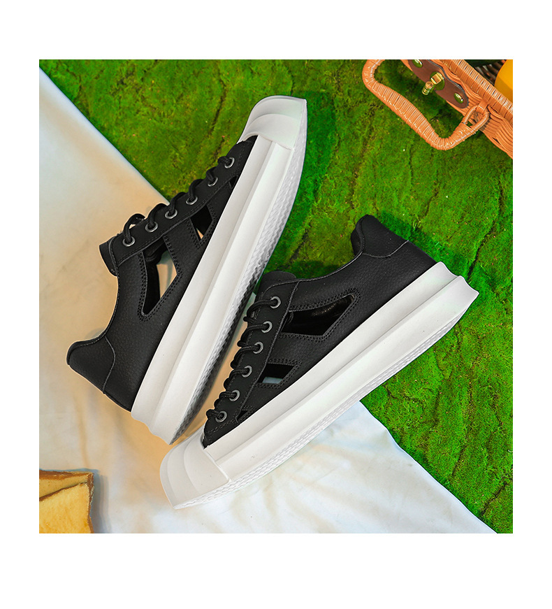 Shell Toe Board Sommer Herren hohl atmungsaktiv trendige Studenten 2024 neue Sport- und Freizeitschuhe für Männer_voghion.com