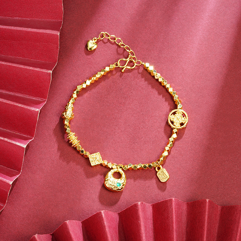 Brazalete de oro de arena vietnamita martillo de martillo