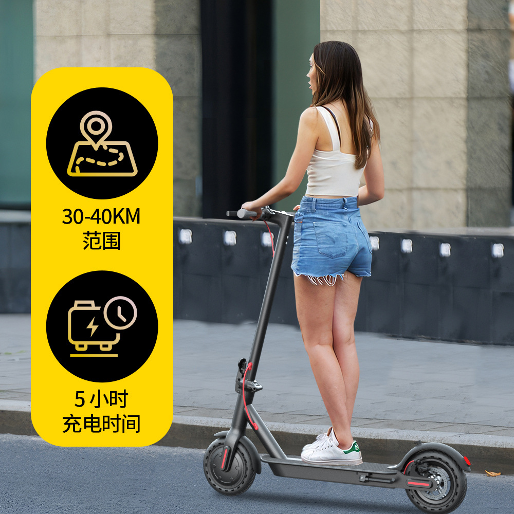Factory Wholesale 36V8.5 Inch Foldableing Electric Scooter Adult Electric Mobility Scooter Cross-Border M365 Scooter