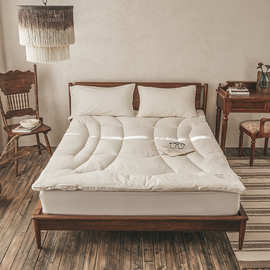 日式A类母婴级原棉大豆床垫 可折叠床褥软全棉提花水洗棉 51%大豆