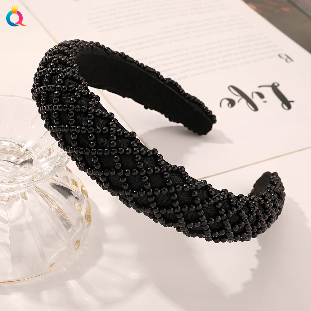 Mode Geometrisch Künstliche Perle Überzug Kopfbedeckung 1 Stück display picture 12