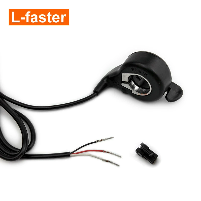 Электрический регулятор скорости дроссельной заслонки большого пальца руки ускоритель для руля электрического велосипеда, скутера 22 мм