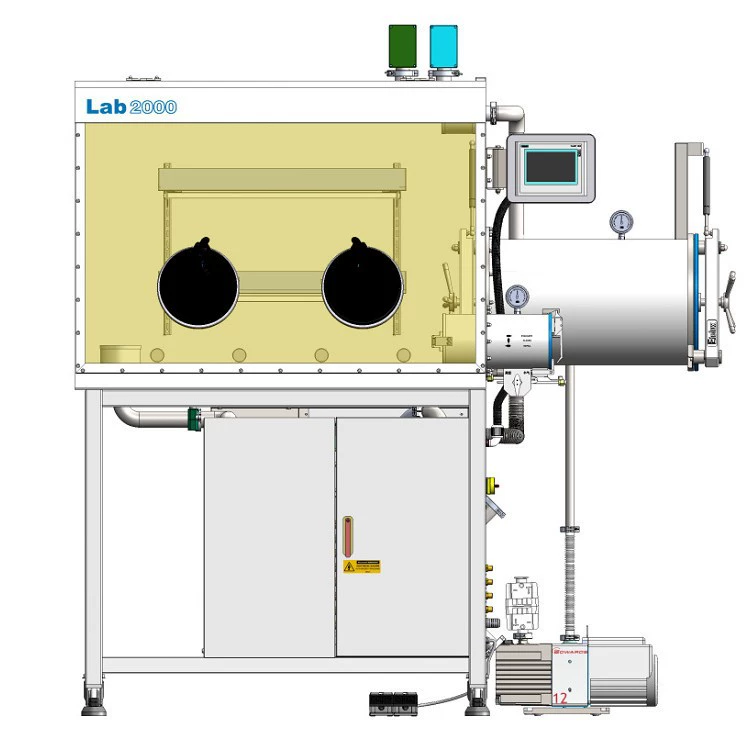 Односторонний перчаточный ящик на одной станции 1200мм×900мм×750мм Модель:Lab2000-1200/750