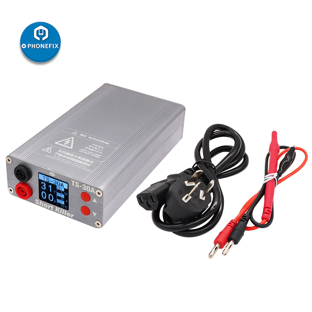 手机维修防烧机神器 主板修复电脑短路可调直流稳压电流表TS-30A