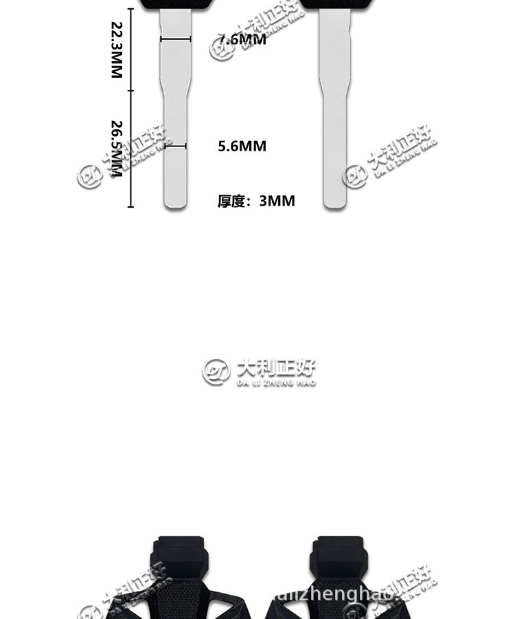 Suitable for new Yamaha X-C85 light plate three magnet without cover motorcycle key embryo wholesale