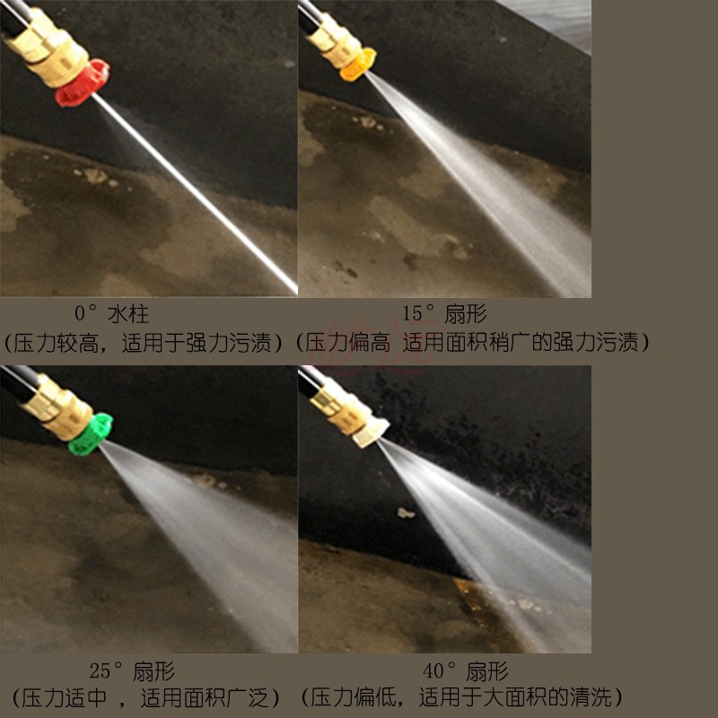 New High-Pressure Cleaning Machine Car Wash Water Gun with Copper Valve, Anti-Tangle Quick-Connect Spray Head, Water Spray Accessories with Multiple Interfaces