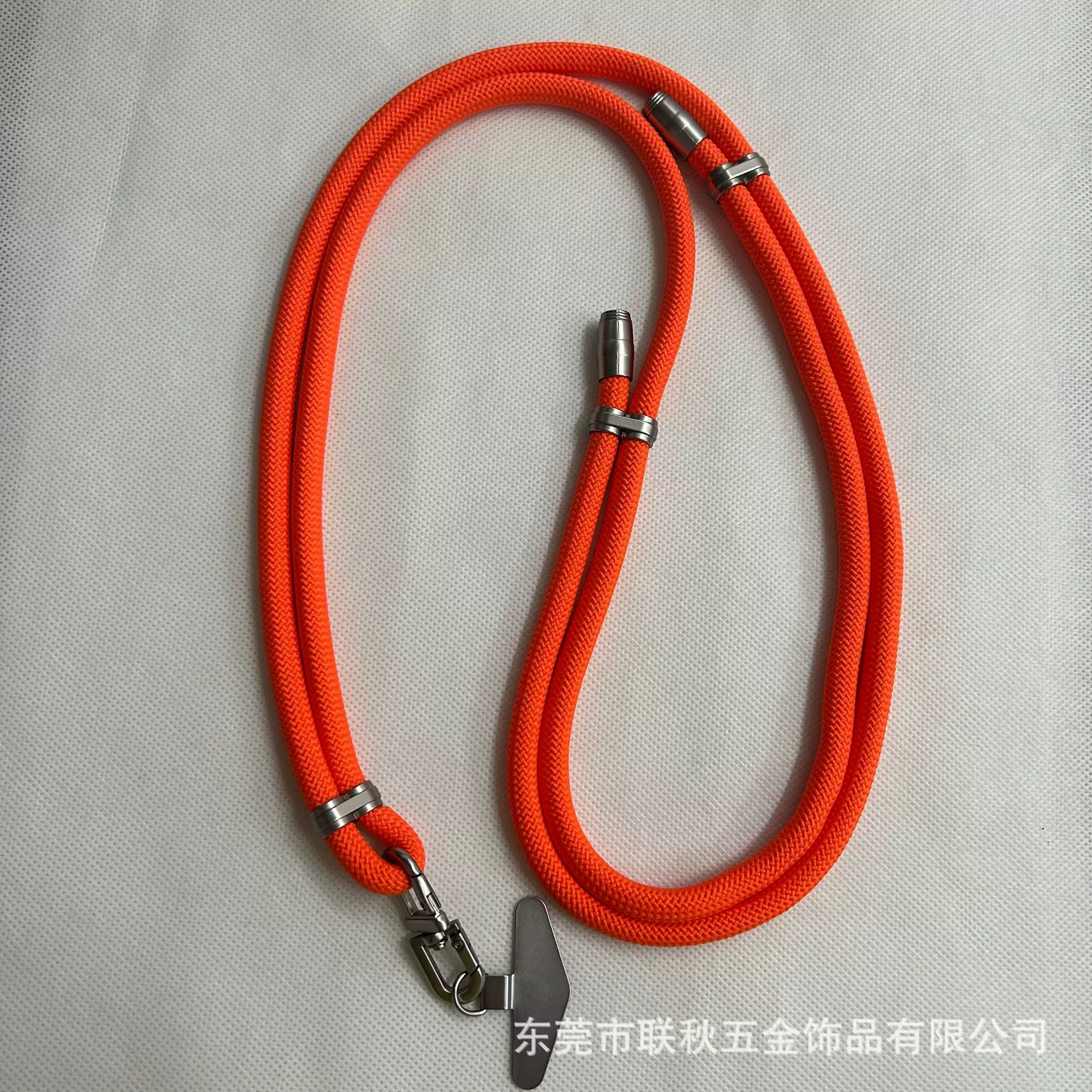 定制手机挂绳斜挎防丢登山户外挂脖背夹吊绳多巴胺可调节吊绳挂链