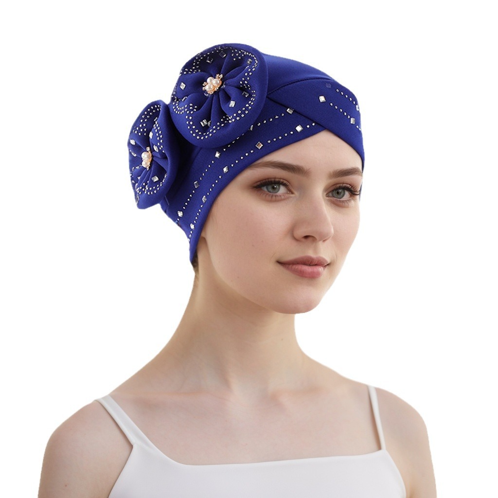 Muslimischer Hut. Space Layer Flower Hot Drill. Afrikanischer Hut. Indischer Hut. Muslimischer Hut_voghion.com