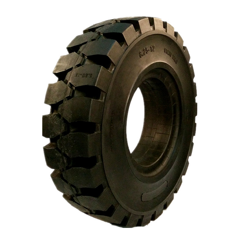 充气式实心胎/工程车叉车轮胎装载机/混料车实心胎/拖车/8.25-12