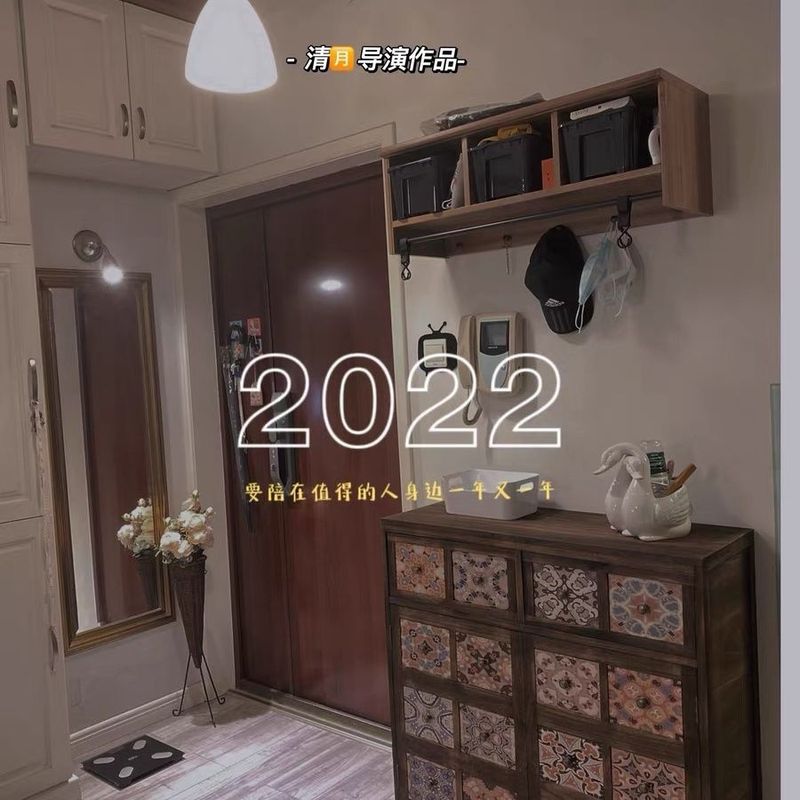 美式家用进门鞋柜实木客厅阳台储物柜复古彩绘大容量玄关柜门厅T&|undefined
