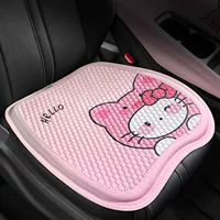 Новый стиль летний мультфильм сотовый гель автомобильная подушка лед шелковый прохладный коврик офисное сиденье коврик милый силиконовый коврик