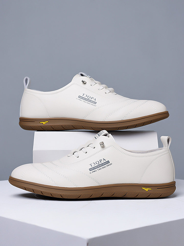 Giày lười nam da mềm đế mềm dạng slip-on phong cách retro, giày da nam thường ngày — Màu trắng 9173, Màu đen 9173, Màu đen cotton chi tiết 10
