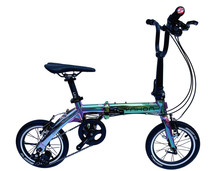 YNHON風行412 14寸單速外三速16寸折疊車兒童自行車迷你改裝