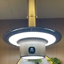 高端棋牌室吸烟灯麻将机空气净化器直外排麻将室除抽烟机LED吊灯