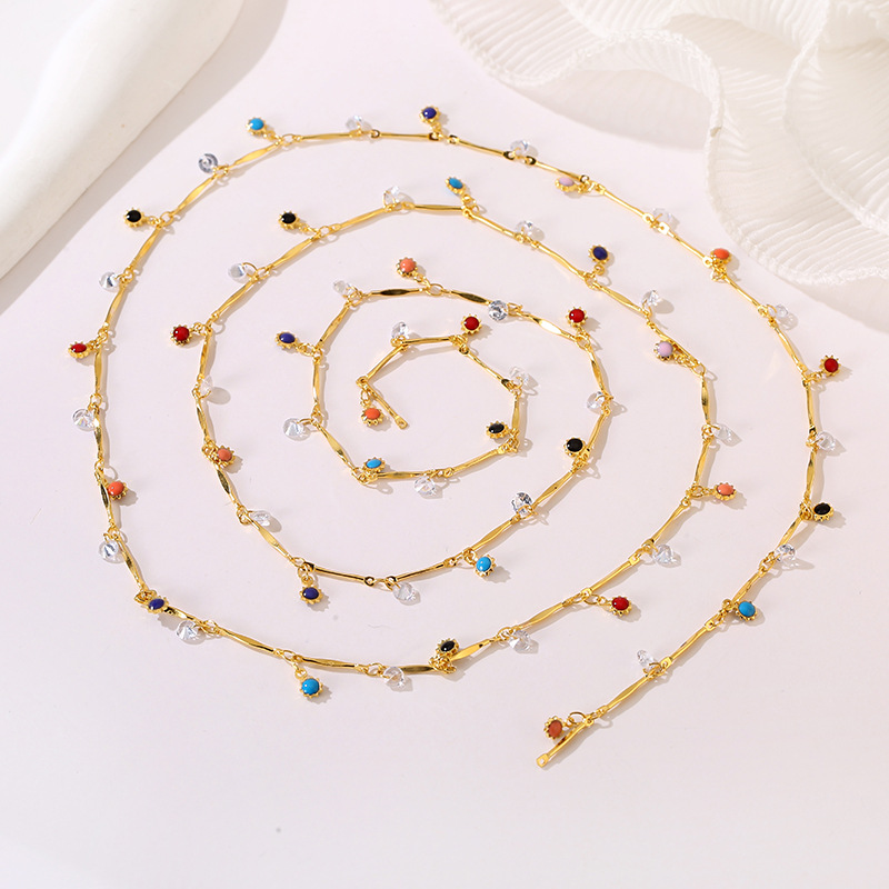 7g Weight Chain Jewelry Making Type DIY Jewelry Accessories, Bracelets, Necklace Classification 1 Piece Quantity Metal Material Star, Flower Pattern Women's Gender Simple Style, Korean Style Style Enamel, Plating Craft 1 Piece Star Flower DIY Jewelry Accessories Bracelets Necklace Metal Enamel Women's Simple Style Korean Style DIY Jewelry Accessories Bracelets Necklace 无