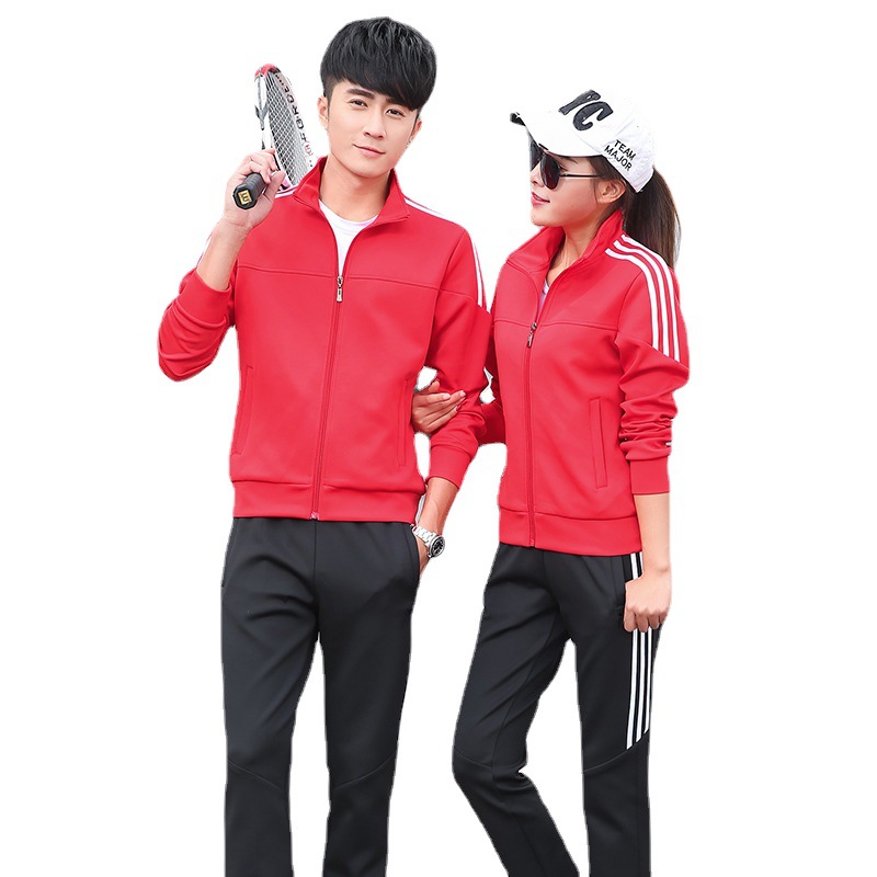 2022 nuevo traje de pareja de deportes otoño uniforme escolar de manga larga estudiante de escuela secundaria uniforme de clase deportiva uniforme de equipo fábrica al por mayor