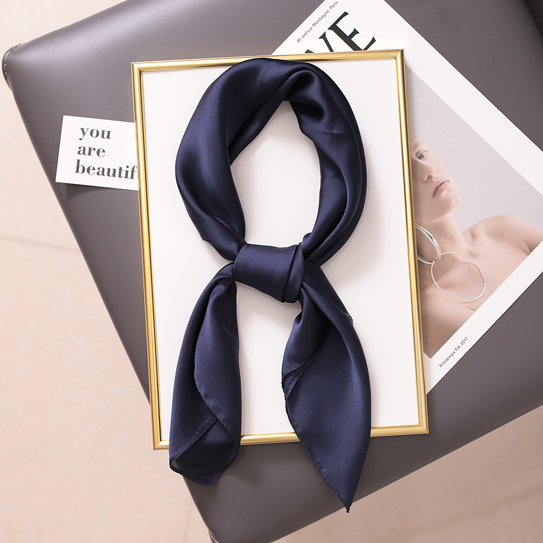 Scarves versatile spring autumn, small square fashionable western-style scarves women, neck protection, professional_voghion.com
