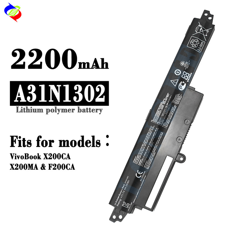 Suitable for Asus Vivobook X200Ca/X200Ma/F200Ca Laptop Battery A31N1302 Wholesale Suitable for Asus Vivobook X200Ca/X200Ma/F200Ca Laptop Battery A31N1302 Wholesale