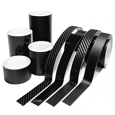 Cross-Border Hot-Selling 5D Carbon Fiber Black Full Vehicle Anti-Scratch Color-Changing Film for Electric Vehicles and Motorcycles, Self-Adhesive Car Sticker (Auto Color Change Film)