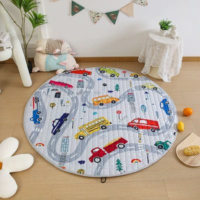 Storage Floor Mat Baby Game – Avtomobil döşəmə paspasları - car-track-diameter-145150cm-about-095kg