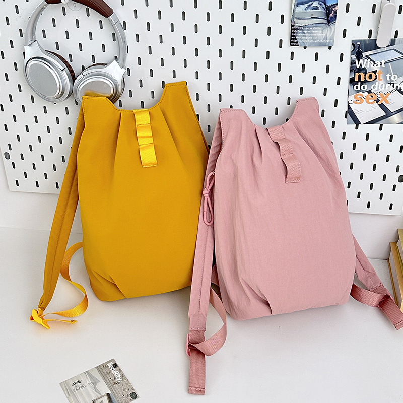 New Summer Outdoor Mountaineering Travel Lightweight Backpack Men's and Women's Vest Backpack Genderless Style Small School Bag