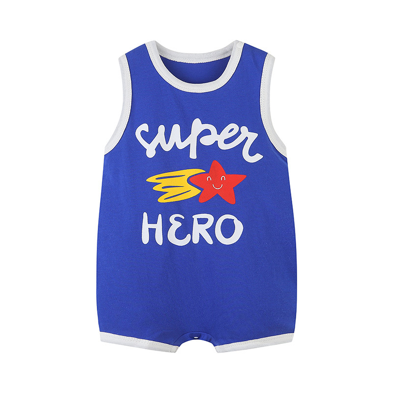 Bebé mono verano bebé sin mangas chaleco mameluco bebé baloncesto ropa recién nacido Ropa Deportiva mameluco fino