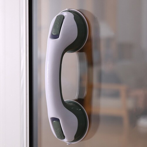 Bathroom grab bar anti-slip suction handle toilet basin glass door window elderly children pull hand cross-border wholesale