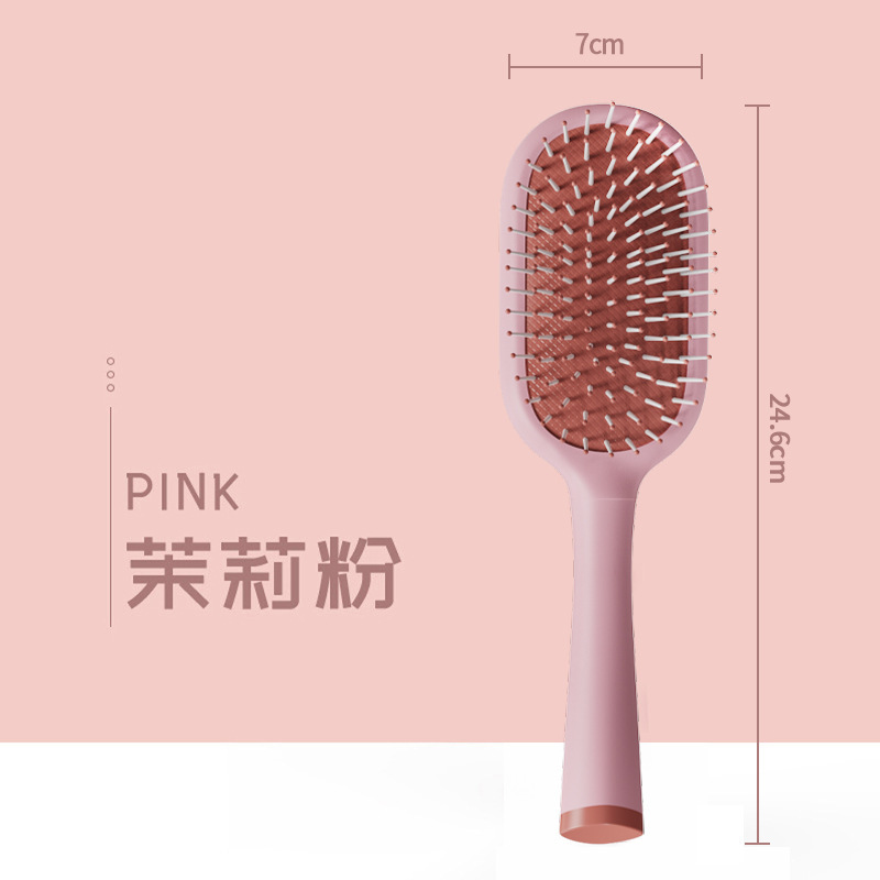 Peine de cojín de aire para masaje peine de airbag rosa para niñas peine esponjoso de alta calidad peine de cabello rizado antideslizante limpio