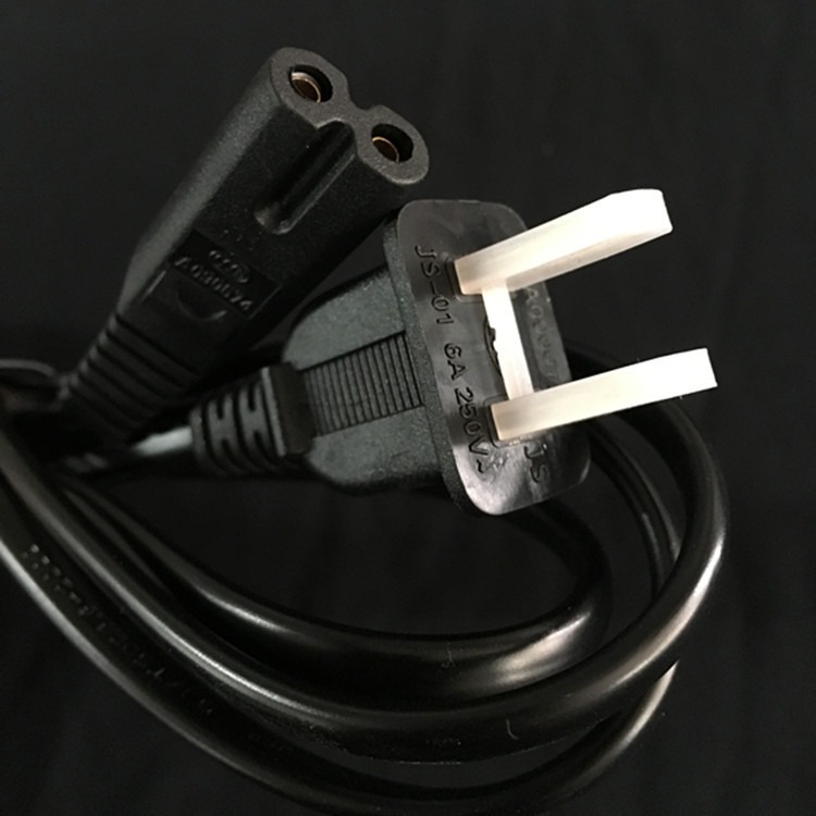 8八字2孔电源线 LED小台 充电器线 充电线