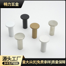 打孔免打孔挂衣钩衣柜拉手玄关单个衣帽钩金色圆形单孔卫生间单钩