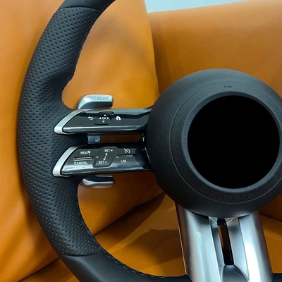 Steering Wheel with Genuine Leather – Steering wheel